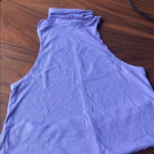 Free people - lavender mock neck tank - size S
